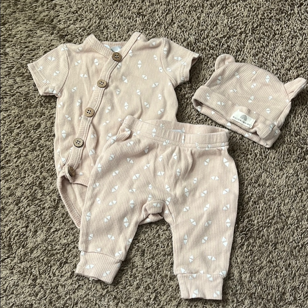 Willow + Whimsy Baby Outfit Set